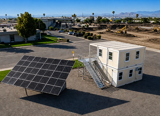 Xpand Modular Office and Clean Power for Early Construction Mobilization 2