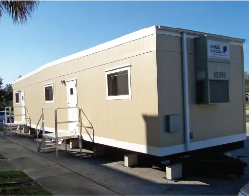 Single-Wide Mobile Office Building 1