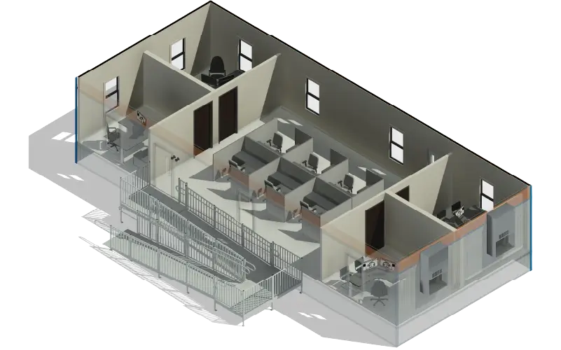 24ft Double-Wide Office