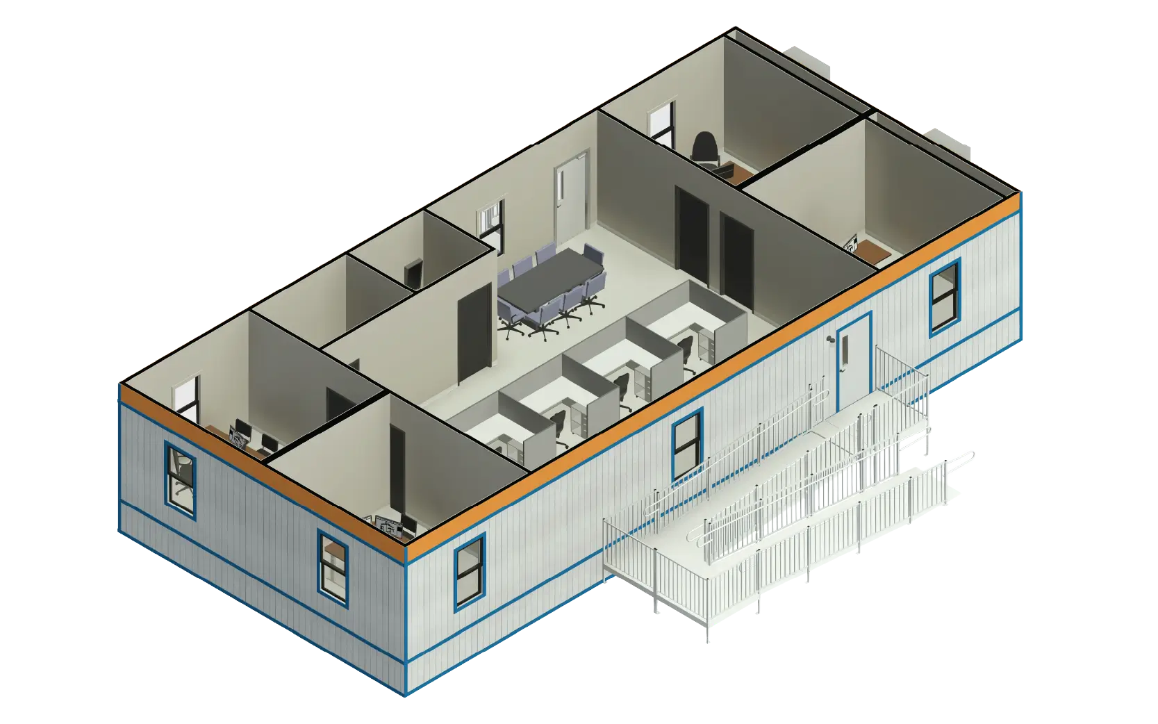 28ft Double-Wide Office