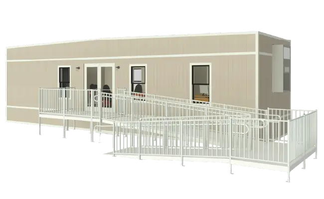 Modular Sales Office Meeting Area