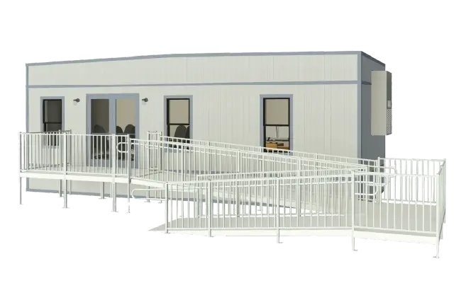Modular Sales Office Meeting Area