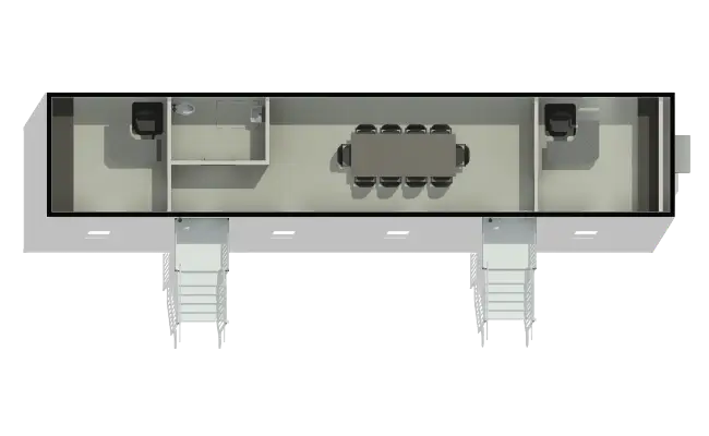 Modular Office Exterior View
