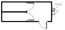 Restroom, 8x20 HCD 