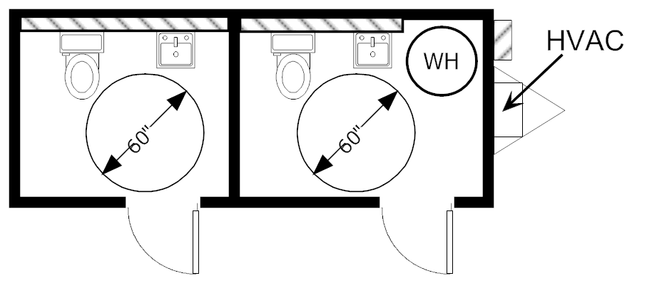 Restroom, 8x20 HCD 