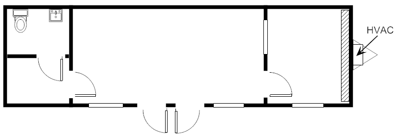 Restroom, 12x42 HCD 