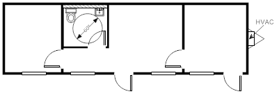 Restroom, 12x42 HCD 