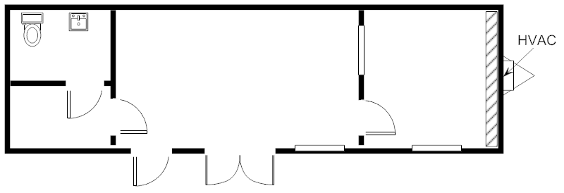 Restroom, 12x42 HCD 