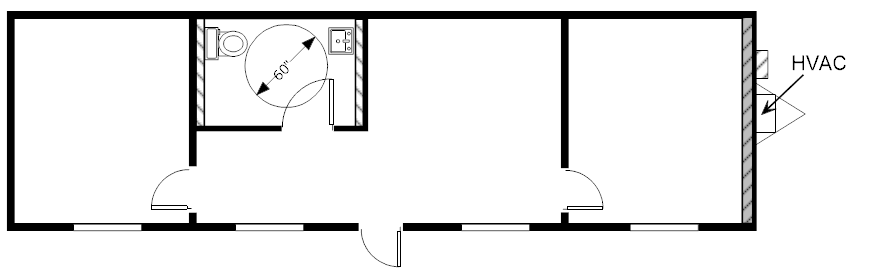 Sales Office, 12x44 HCD 