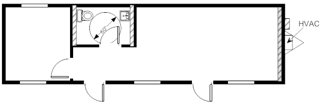 Office, 12x44 HCD 