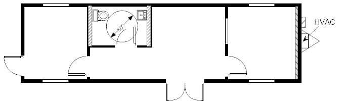 Sales Office, 12x44 HCD