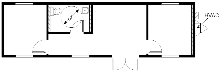 Sales Office, 12x44 HCD