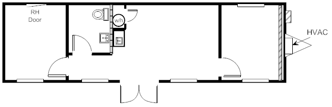 Sales Office, 12x44 TX 