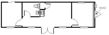 Sales Office, 12x44 TX 