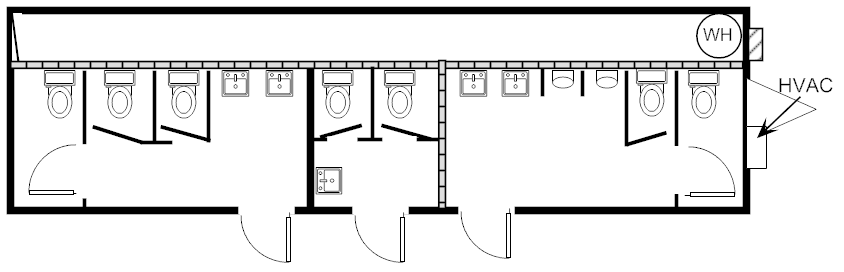 Restroom, 12x44 TX 