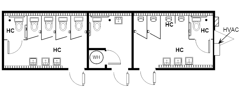 Restroom, 12x44 TX 