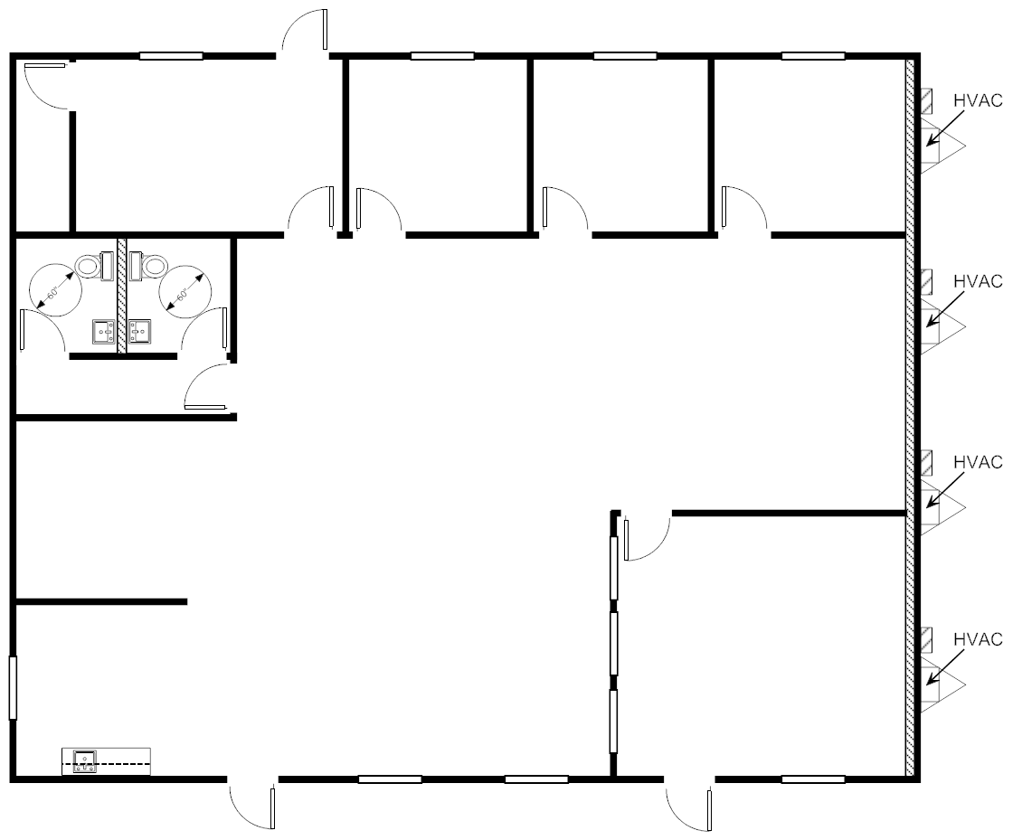 Office, 48x60 HCD  mPlex