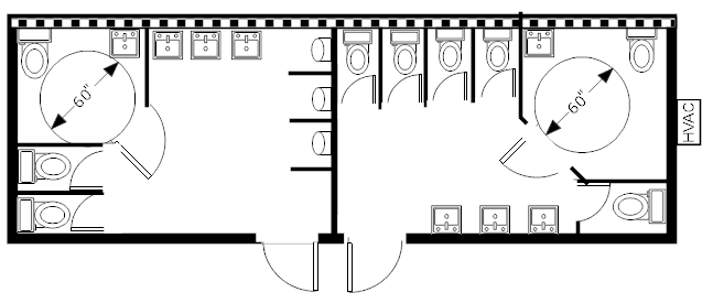 Campus Maker Restroom,12x36 DBPR