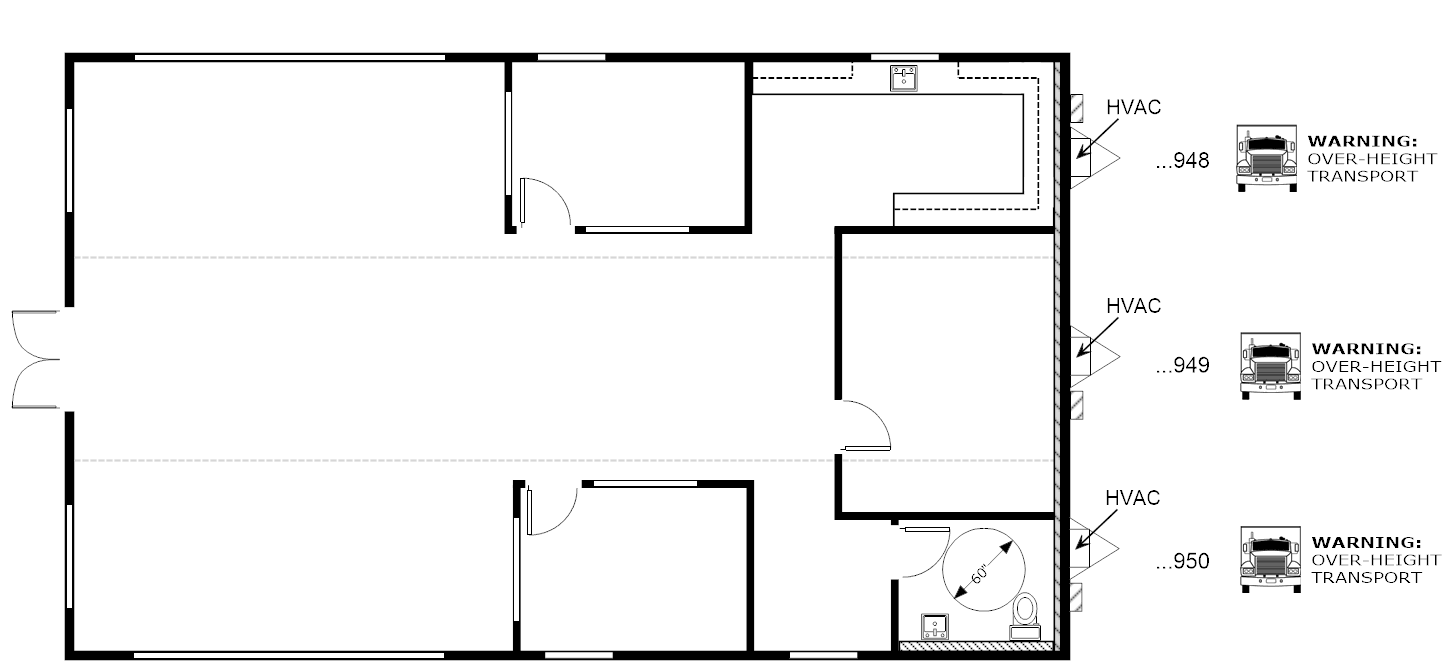 Office, 36x60 HCD 