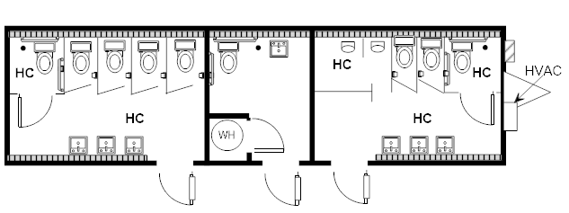 Restroom, 12x44 TX 