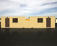 Portable Ground Level Office Container