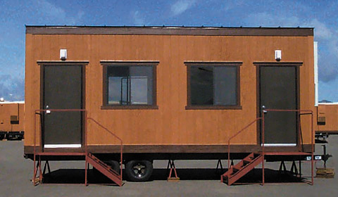 8' Wide Portable Mobile Offices (WMS) Combo Office/Storage