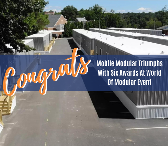 Mobile Modular Triumphs with Six Awards at World of Modular Event
