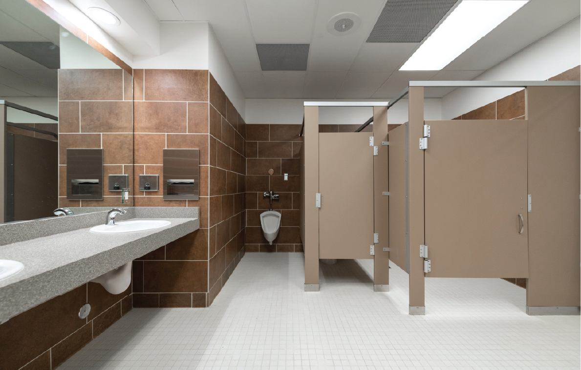 Restroom ramp